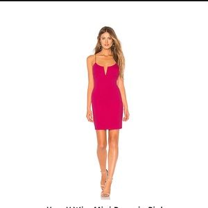 Revolve - by the way. Vera V Wire Mini Dress PINK
